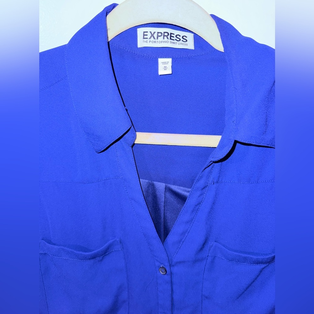 Express Royal Blue Blouse